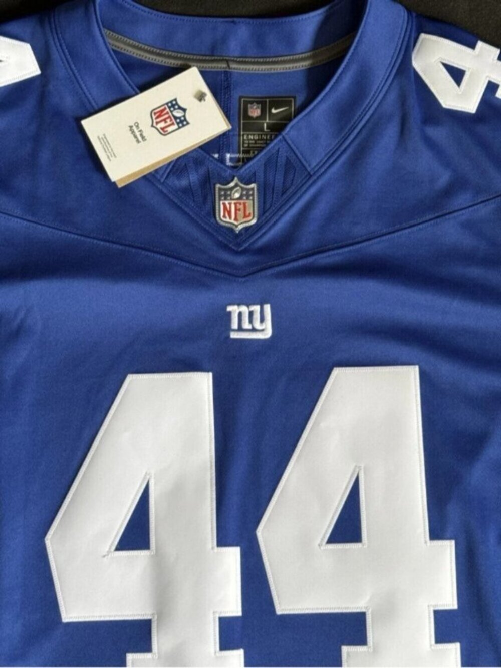 Cam Skattebo Royal Blue Stitched Jersey Vapor - Picture 2 of 3